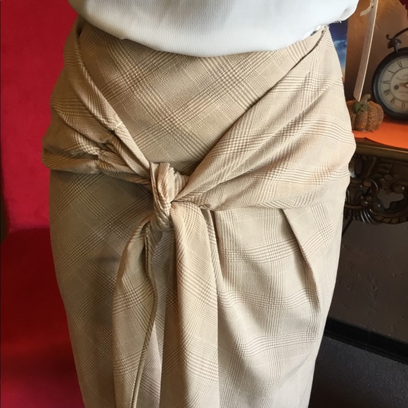 Wrap Skirt Mid Length-Clearance - Picture 5 of 7